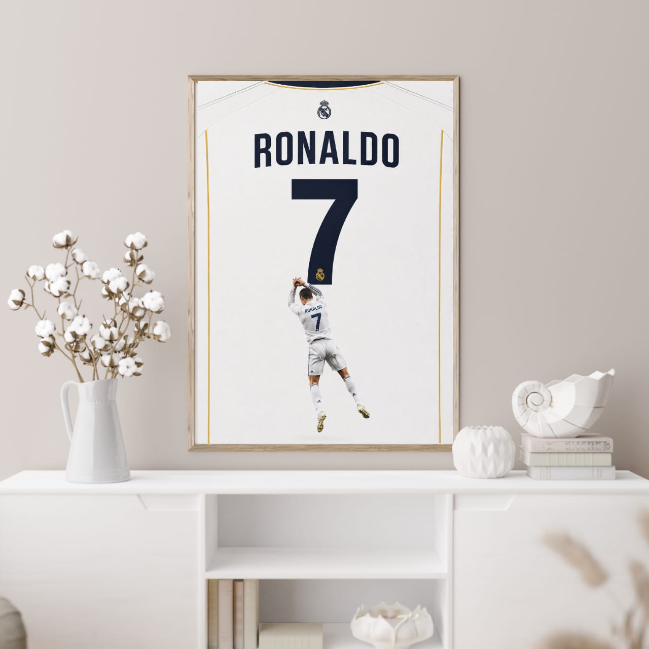 Cristiano Ronaldo Real Madrid Poster Art